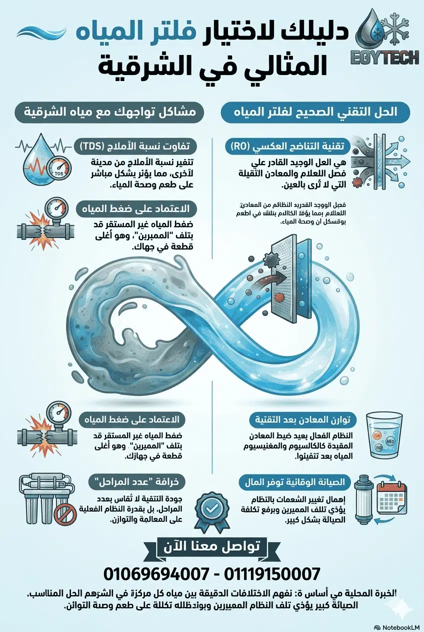 شركة فلاتر مياة فى الشرقية