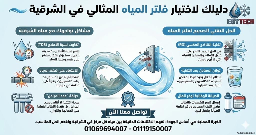 شركة فلاتر مياة فى الشرقية