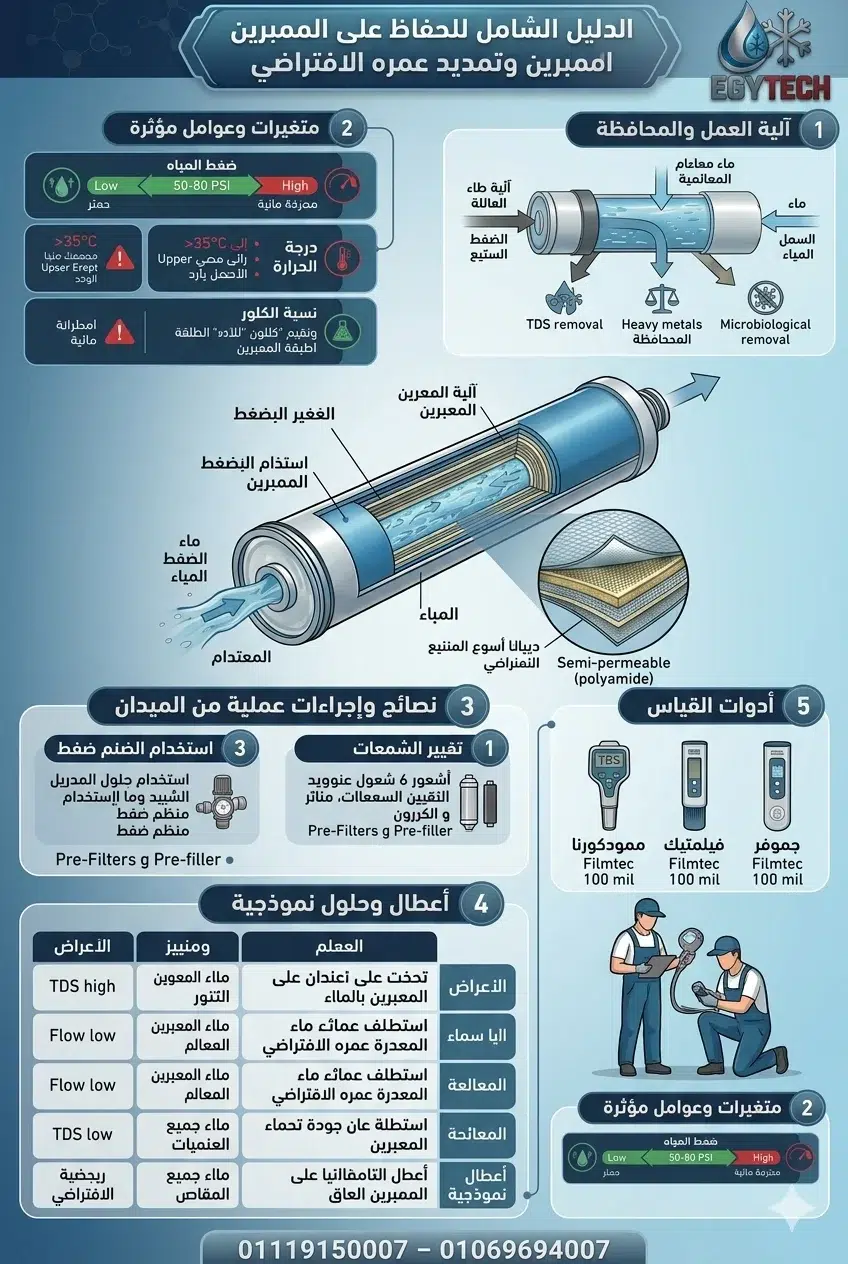 الدليل الشامل للحفاظ على الممبرين وتمديد عمره الافتراضي