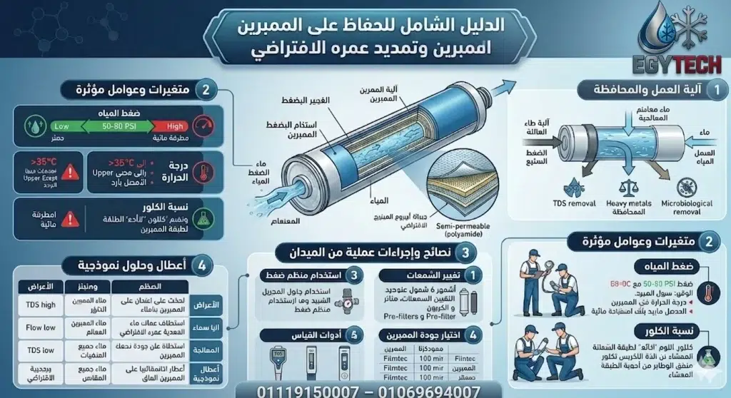 الدليل الشامل للحفاظ على الممبرين وتمديد عمره الافتراضي