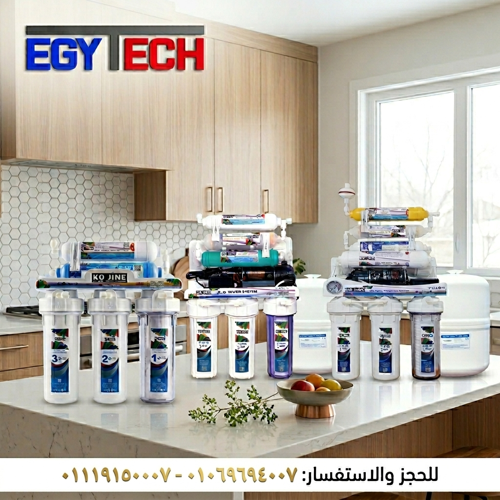 المقارنة الحاسمة 2026: أيهما الأنسب لمنزلك من فلاتر كوجين (5، 7، أم 9 مراحل)؟